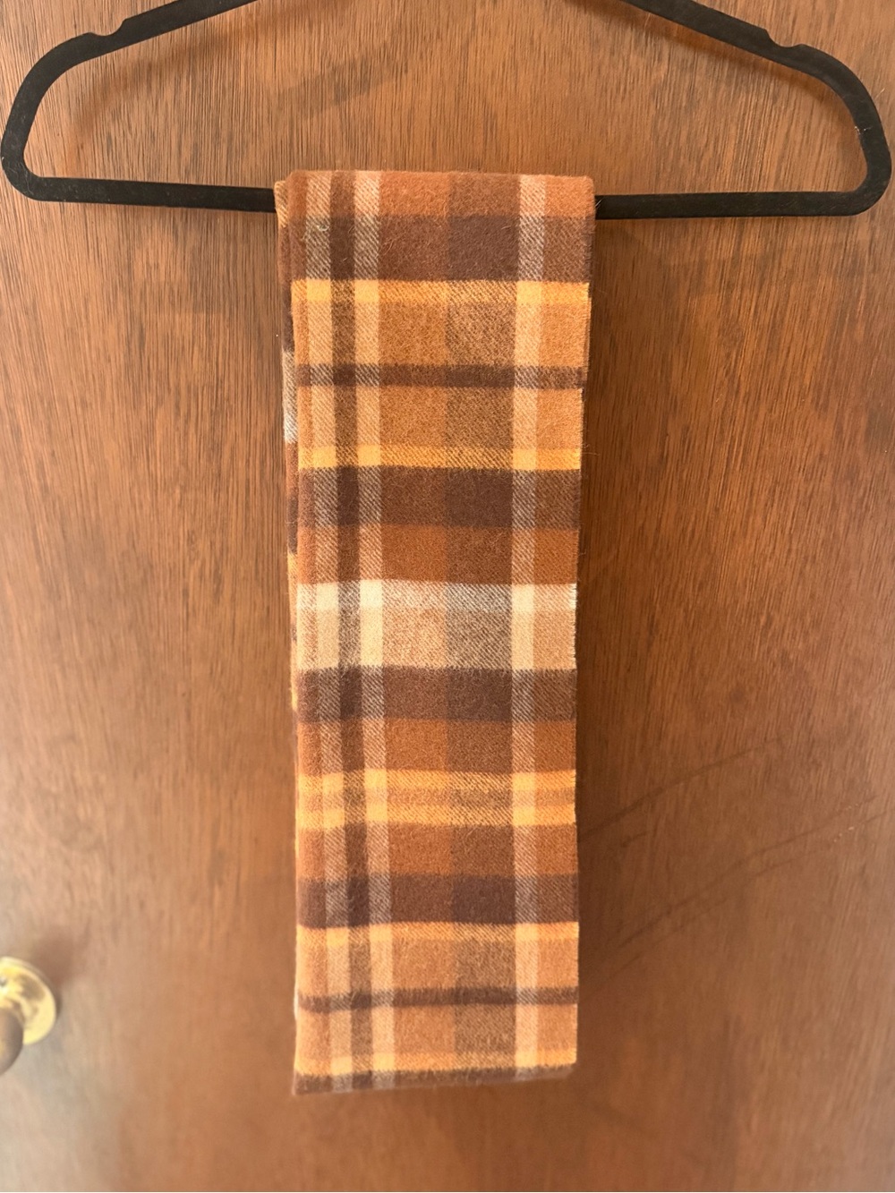 Mango Woolen Check Scarf
